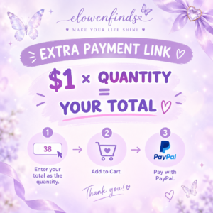 Extra Payment & Order Balance 💌$1