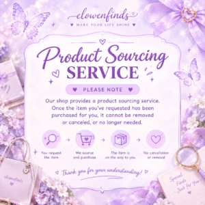 Product Sourcing Service 💜